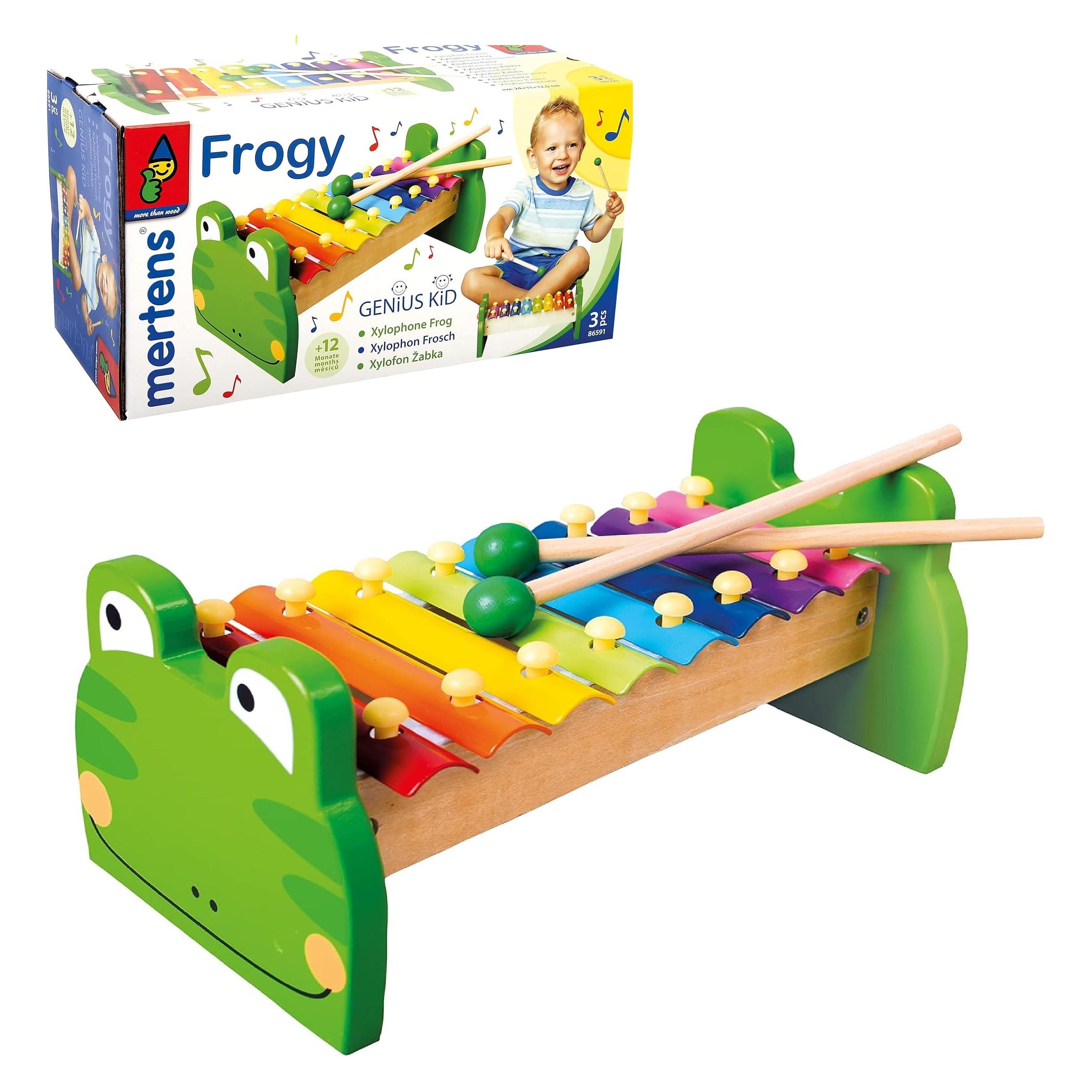 Mertens Holz-Metall Xylophon, Frosch (Deutsch) (86591)