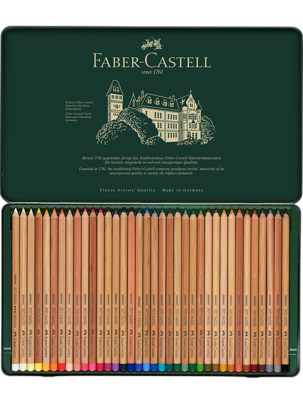 Faber-Castell Farbstift Pitt Pastel 36er Metalletui