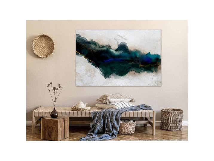 Tableau déco Rift of Blue Lin Gris 90 x 60cm