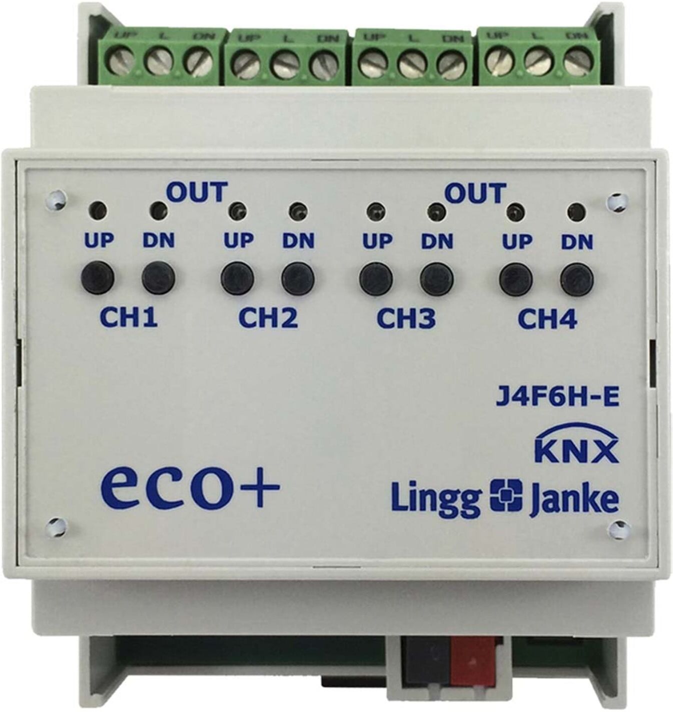 Lingg & Janke Jalousie-/Rolladenaktor J4F10H-E 4 Kanäle 10A 250VAC (79437 / 79437SEC)