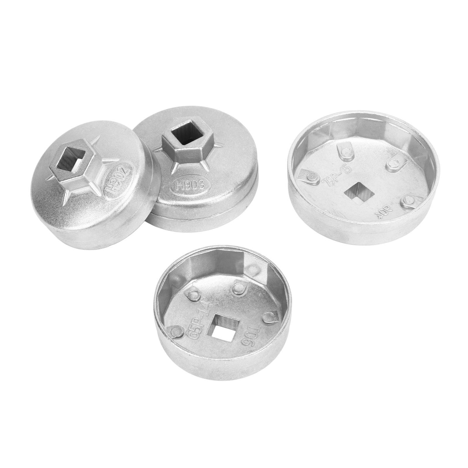 Cocosity Set van 4 Oliefiltersleutels van Aluminiumlegering als vervanging voor Bluebird
