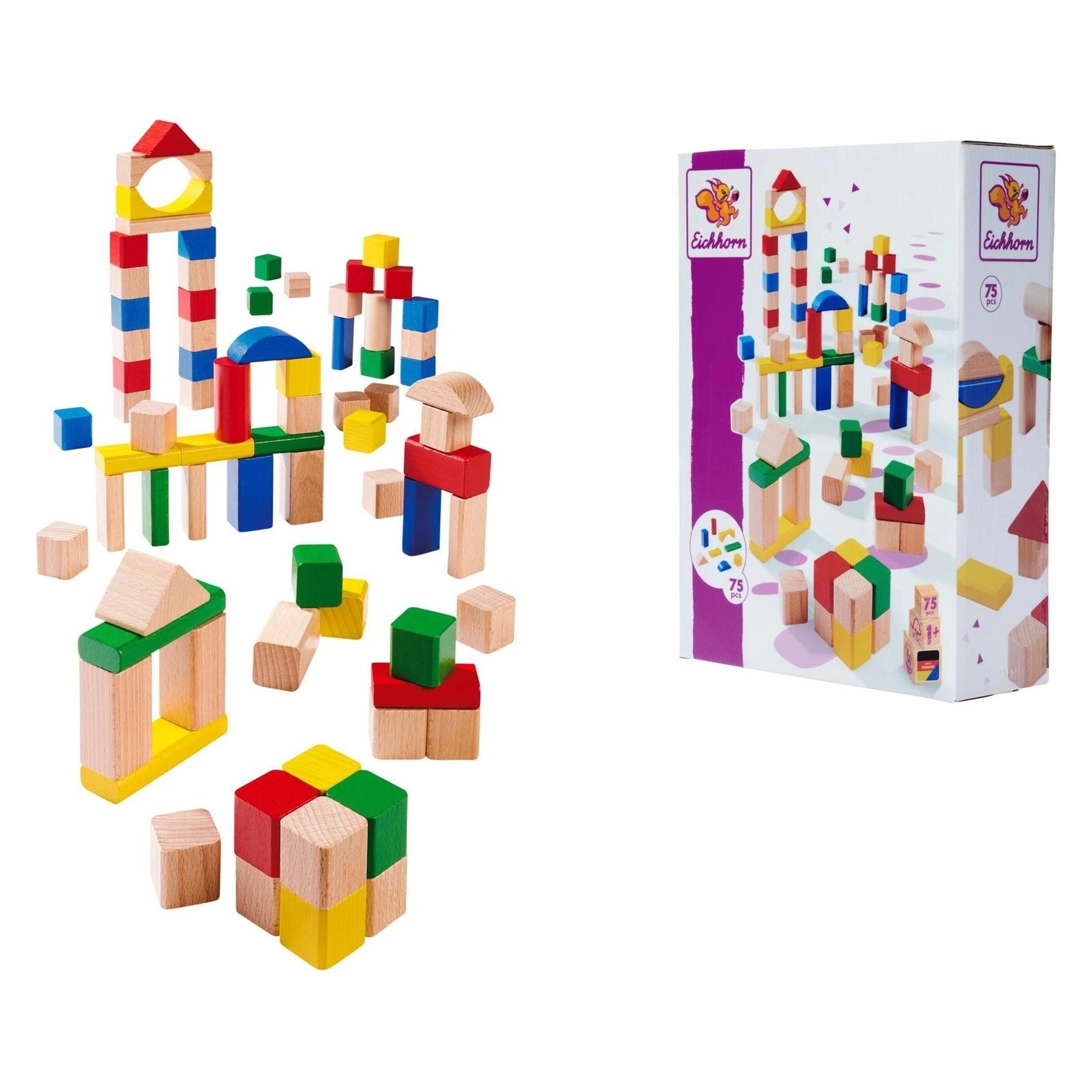 Eichhorn EH Holzbausteine Bunt /Natur (100021254)