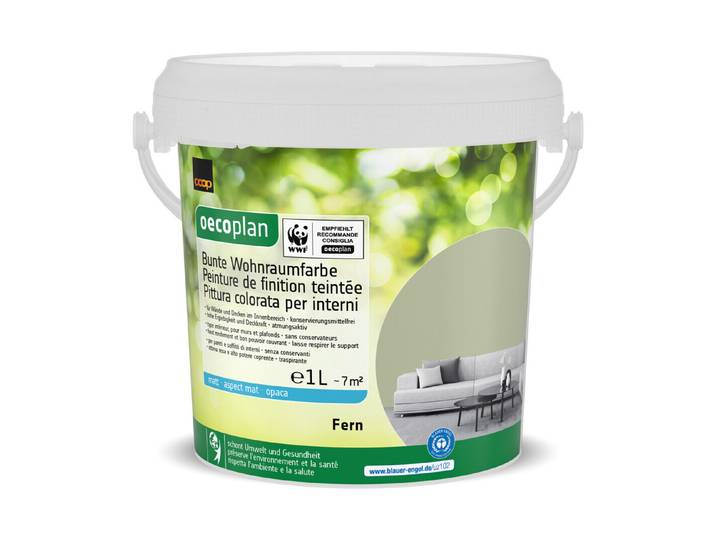 Bunte Wohnraumfarbe Fern 1L