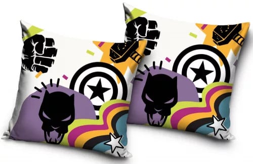 Marvel Avengers sierkussen voor kinderen, polyester, 40 x 40 cm