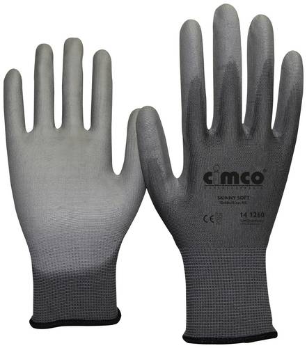 Cimco 141248 Skinny Soft grau Nylon Arbeitshandschuh Größe (Handschuhe): 8, M EN 388 1 Paar