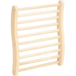 vidaXL Sauna-Rückenlehne S-Form Massivholz Kiefer