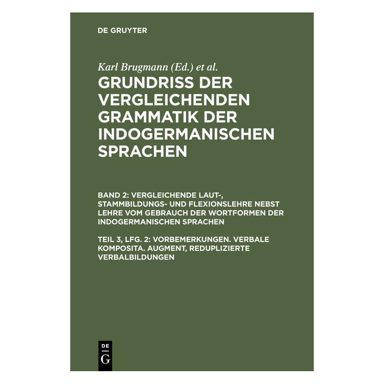 De Gruyter Brugmann:Grundriss der vergleichenden G (Deutsch, Hardcover, Karl Brugmann) (67768917)