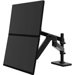 Ergotron LX Pro Dual (Tisch, 27", 10 kg), Monitor Halterung, Schwarz