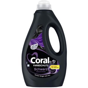 Coral Waschmittel Black Velvet Colorwaschmittel, flüssig, Color Shine, 1,3 Liter, Waschladungen 26