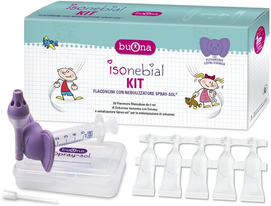 BUONA SpA SOCIETA' BENEFIT Buona, Isonebial Kit 20 Flaconcini + Spray-sol