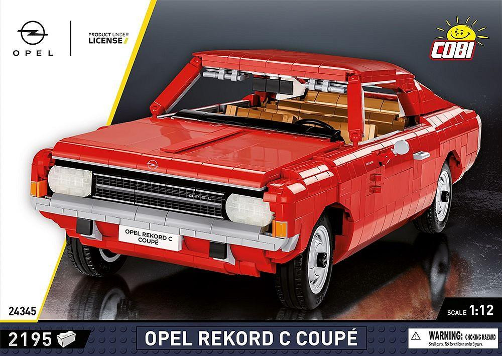 Cobi Autos 24345 Opel Rekord C Coupé bouwset schaal 1:12 met 2195 onderdelen