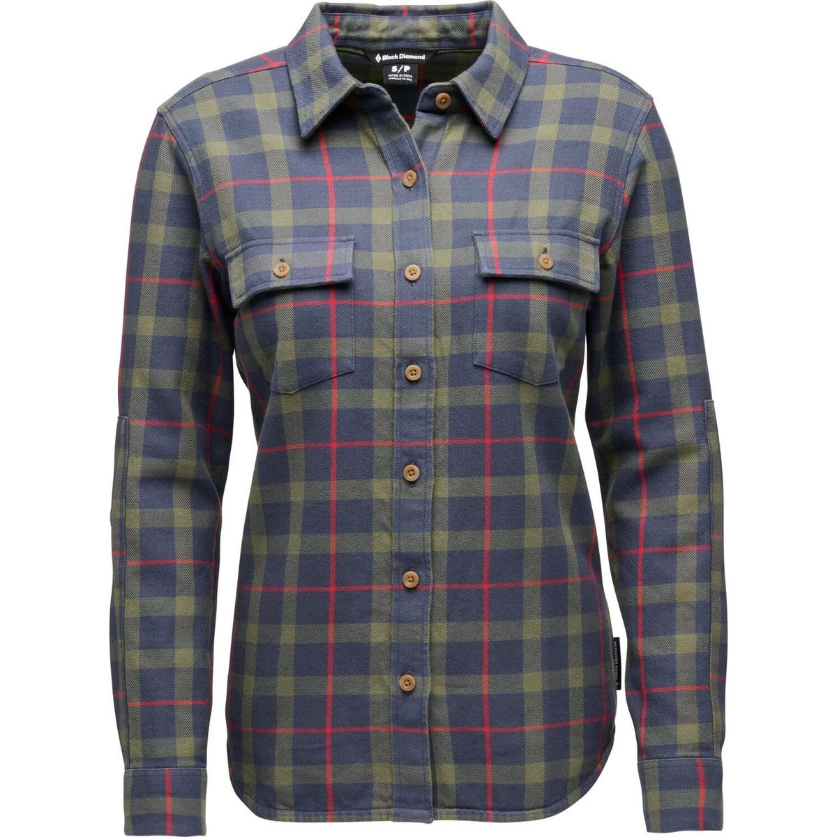 Black Diamond W Project Twill LS Shirt charcoal-tundra (9648) MED AP7530929648MED1