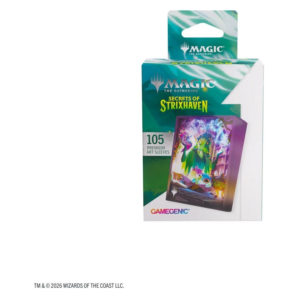 Gamegenic GGS15146 - Magic The Gathering Secrets of Strixhaven Premium Art Sleeves - Commander5 (Einz (417980)