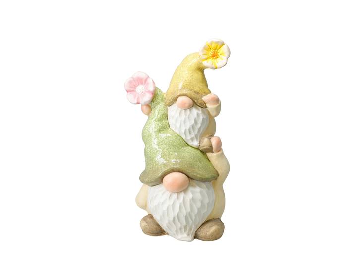 Osterdeko Gartenzwerg 39 cm bunt