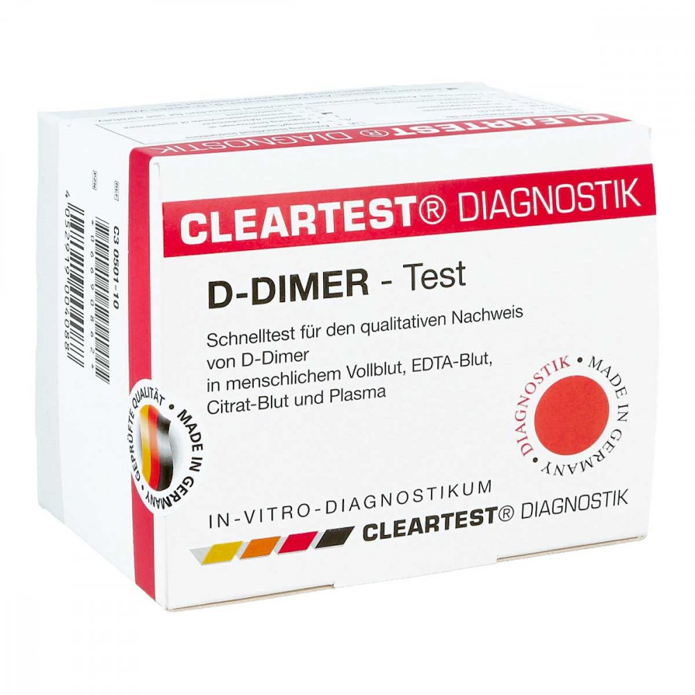 Diaprax GmbH D Dimer Cleartest Vollblut Tvt Le Dic 06690862