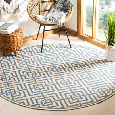 SAFAVIEH Linden Mischa Indoor/ Outdoor Waterproof Patio Backyard Rug