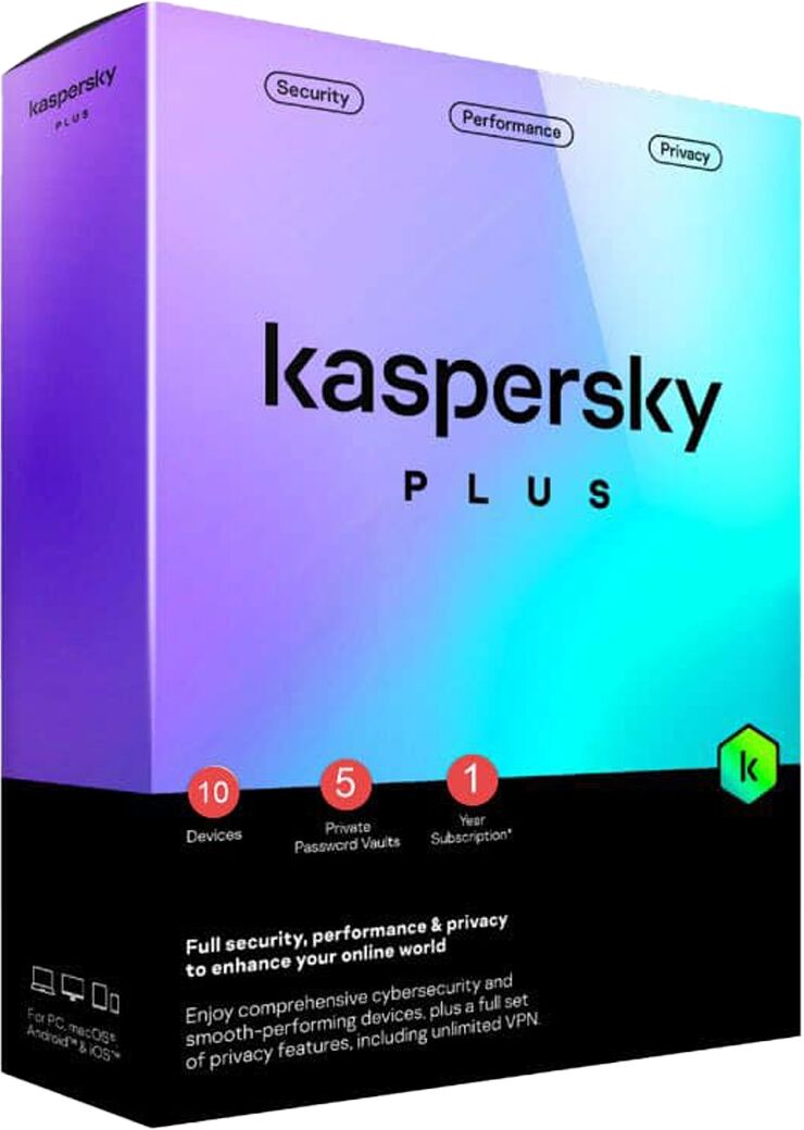 Kaspersky PLUS 5 Devices 2 Years