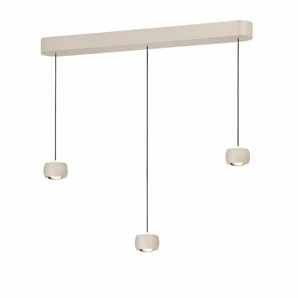 Freelight Hanglamp Cosmo 3 lichts beige L 90 cm