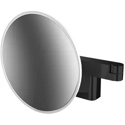 emco LED-Kosmetikspiegel „evo“ Rund in schwarz