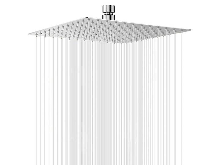 Regendusche 12 Zoll (30cm) Quadratisch Silber Edelstahl Anti-Kalk-Düsen Hochdruck