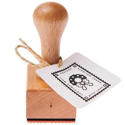 Stempel Weihnachtspost, Kranz 100% 32 x 45 x 70 mm