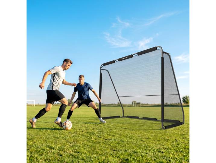 SPORTNOW But Football Métal 300x120x200cm Jardin Filet Noir