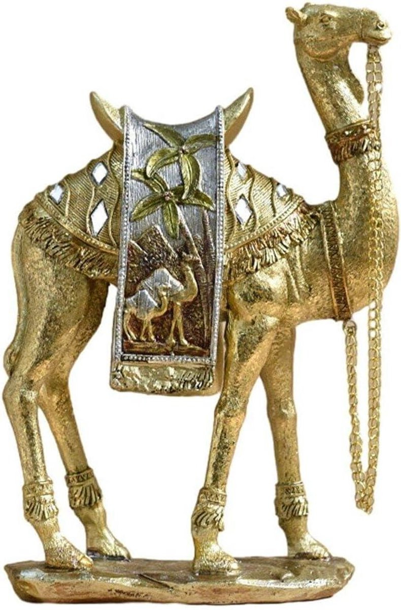 Vintage Rijkdom Ornament Goud Hars voor Huisdecoratie