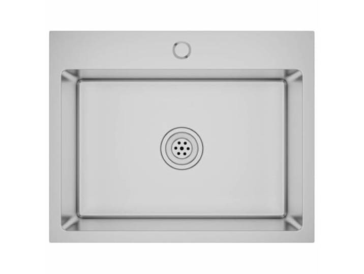 Handgefertigte Küchenspüle aus Edelstahl Satinierte Oberfläche, Kondensationslack, schalldicht, korrosionsbeständig, X-Rahmen, flexible Installation