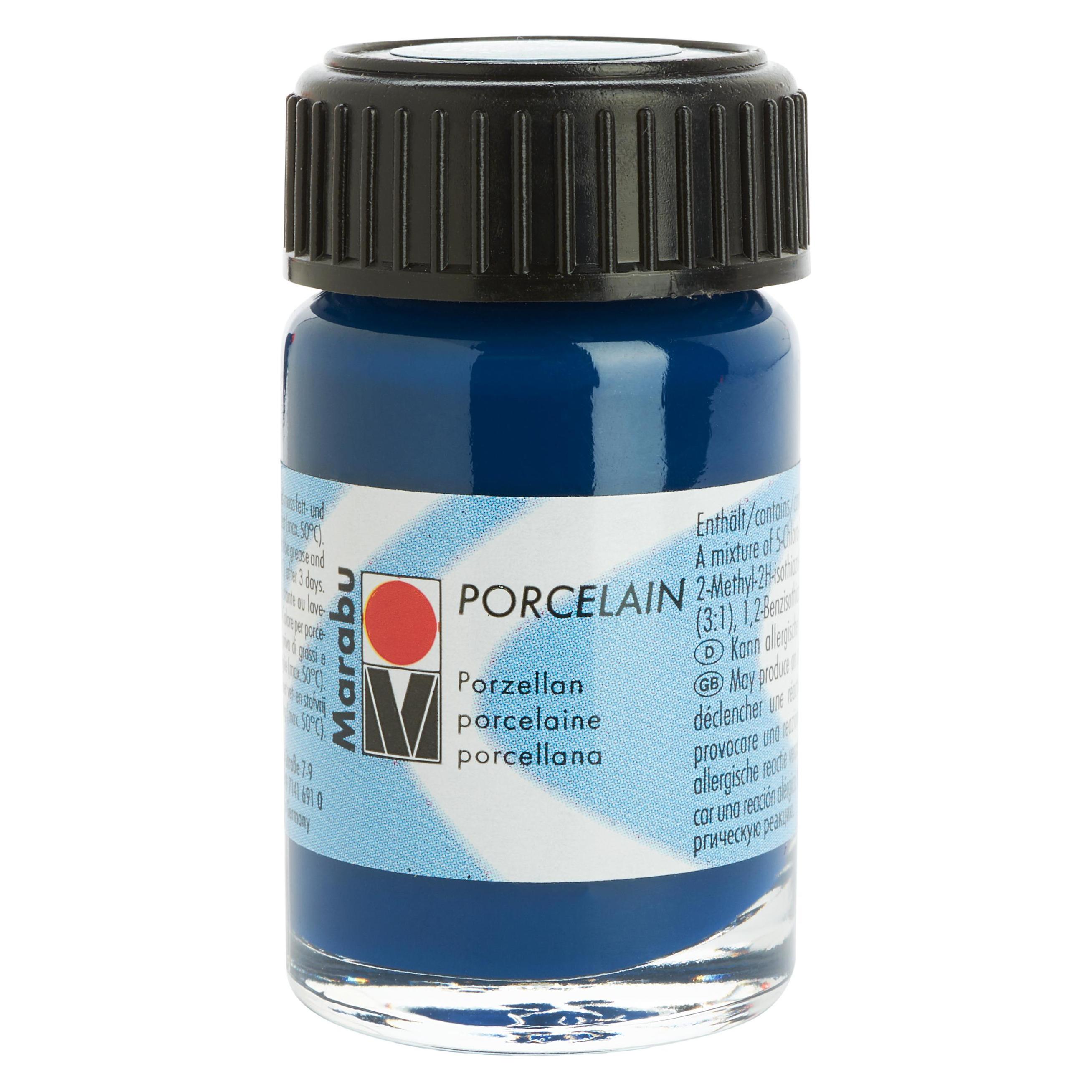 Marabu Porzellanfarbe "Porcelain", petrol, 15 ml (15 ml) (11050039092)