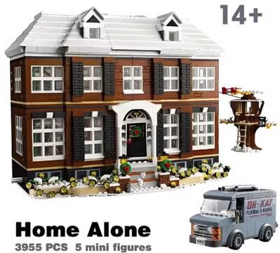 Combo Retail Shop Home Alone House Set, Creative Holiday Gift For Kids b 3955pcs No Box