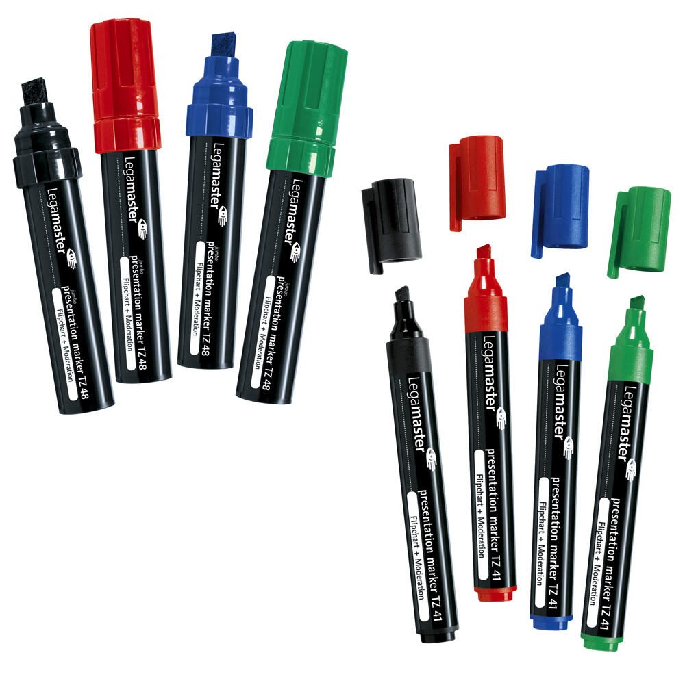 Legamaster TZ 41 Flipchart-Marker 2.0 - 5.0 mm Schwarz 7-155001