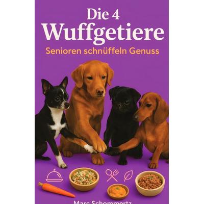Die 4 Wuffgetiere - Senioren schnüffeln Genuss, Taschenbuch von Marc Schommertz, Epubli, 978-3-8197-5333-6