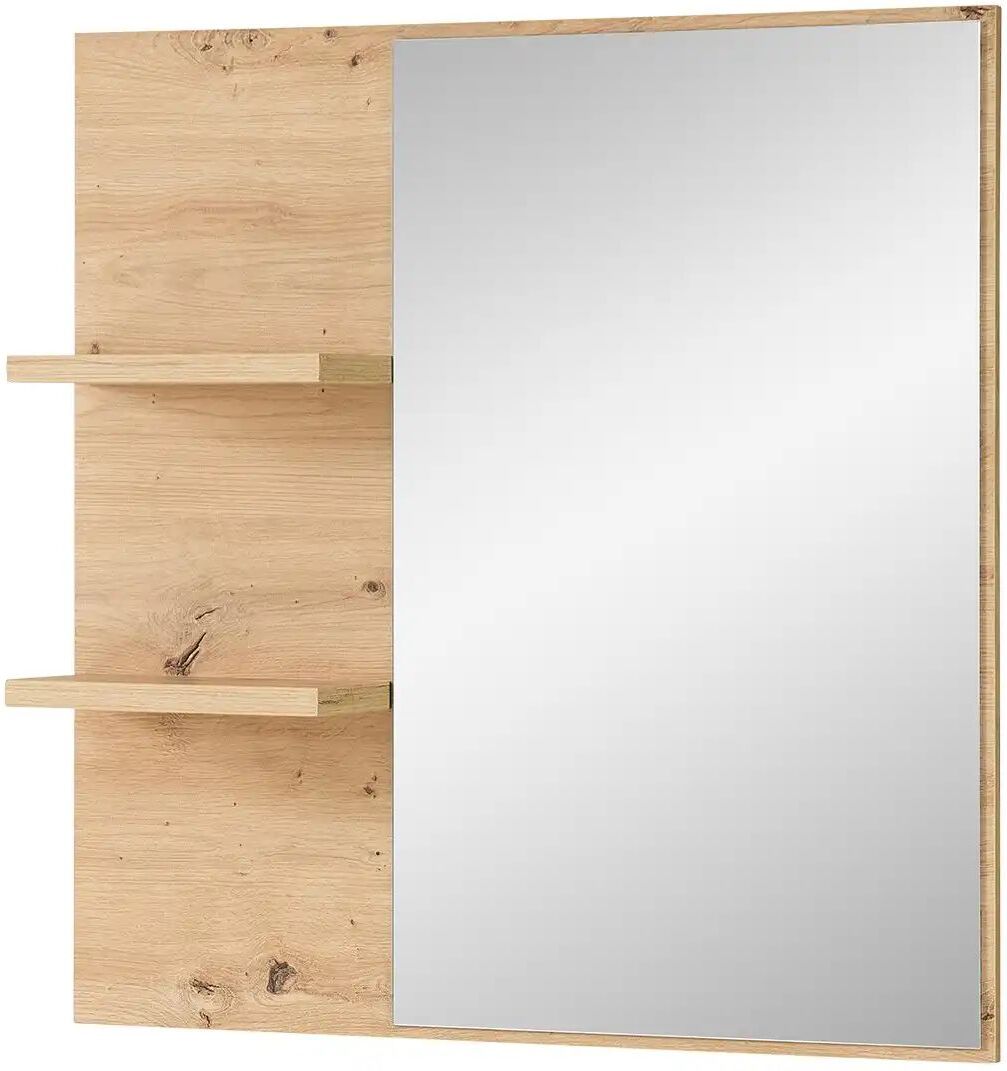 uno Spiegel 78 x 80 cm Turin ¦ holzfarben ¦ Glas,Aluminium,Holzwerkstoff ¦ Maße