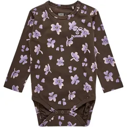 hummel hmlGUG langarm Baby-Body 8026 - chocolate brown 62