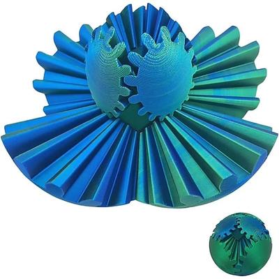 Zahnrad Ball Finger Spielzeug 3D-gedruckter Zahnrad Ball Zahnrad-Sphäre Stressball GearSphere Schreibtischspielzeug Finger Ball Zahnrad Spielzeug zur Entspannung bei Stress und Angst für Kinder