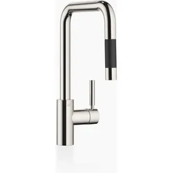 Dornbracht META SQUARE Einhebelmischer mit Pull-Down-Brause, Ausladung 200mm, 33870861-08, Farbe: Platin