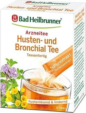 BAD Heilbrunner Husten- und Bronchial Tee N Fbtl. 8x2 g Filterbeutel