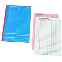 Herlitz Formularbuch »Kassenabrechnung« rosa, 21x29.7 cm