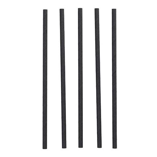 PAPSTAR 100 Strohhalme pure schwarz (879979