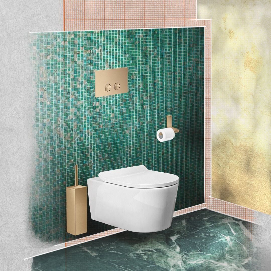Hansgrohe AXOR FlushPlate Drückerplatte, Brushed Bronze 42530140