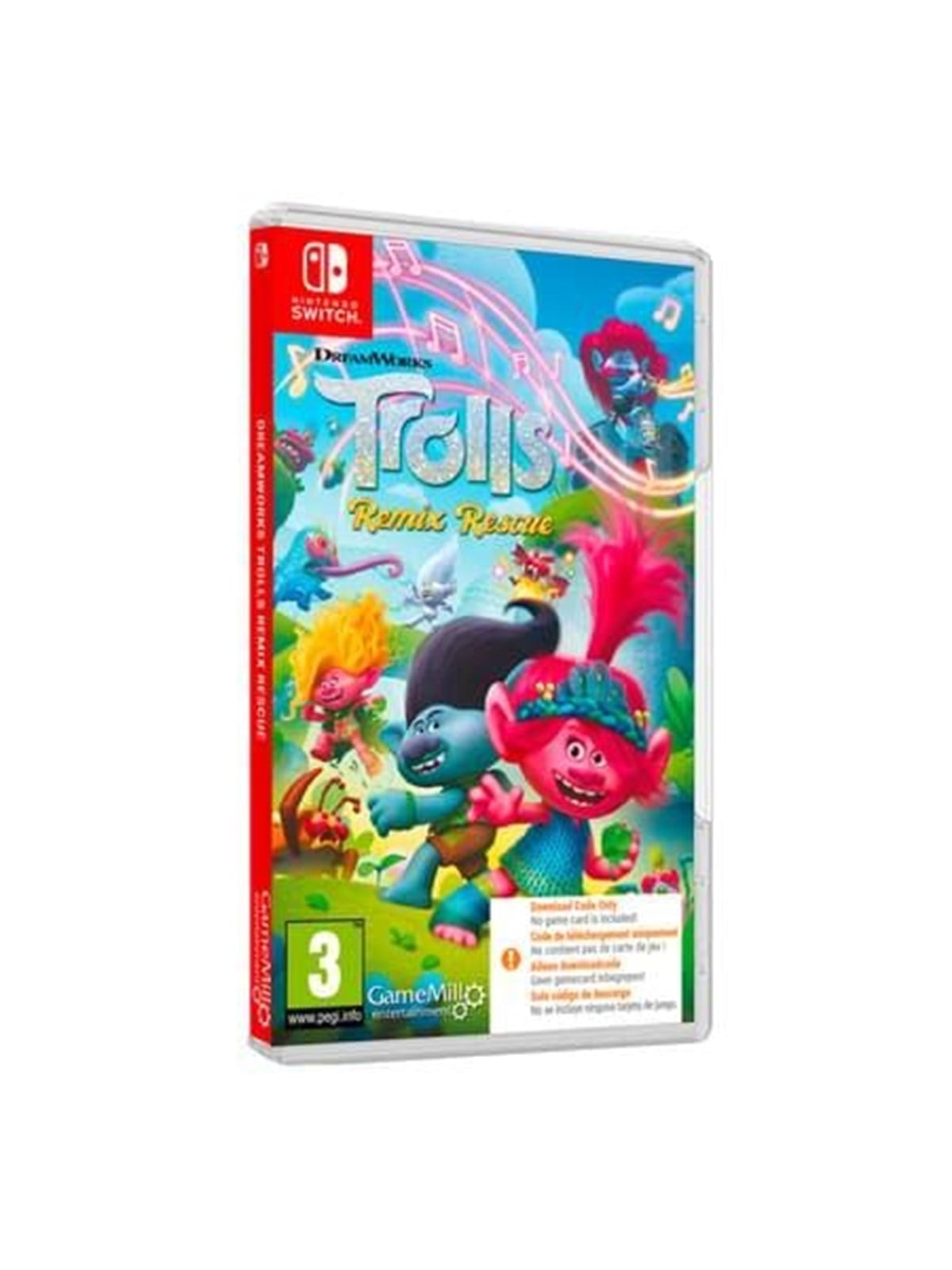 DreamWorks Trolls Remix Rescue (Code in a Box) - Nintendo Switch - Platformer - PEGI 3