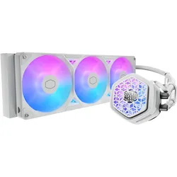 Cooler Master Ventola VRM MasterLiquid Atmos II 360, CPU Wasserkühler, Mehrfarbig, Weiss