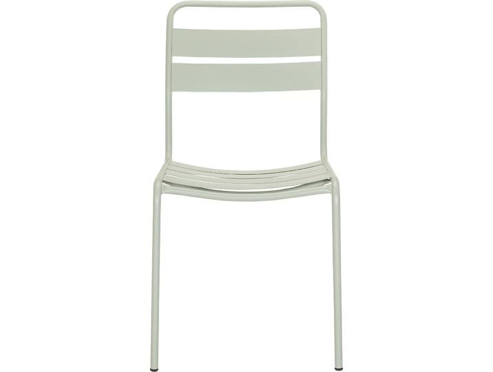 Schaffner Moderner Gartenstuhl Glarus Stahl pastelgrün stapelbar - Schweizer Möbelhersteller - Gartenstuhl - Wetterfeste Gartenmöbel & Accessoires