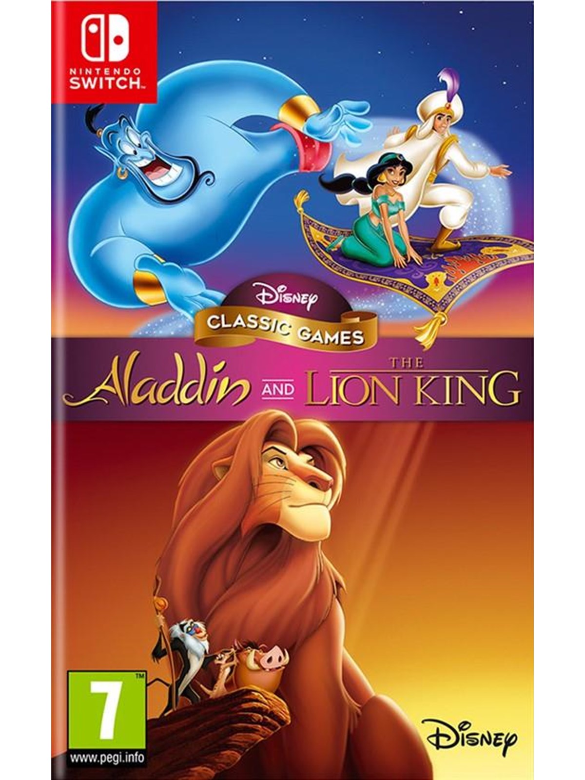 Disney Classic Games: Aladdin and the Lion King - Nintendo Switch - Action - PEGI 7