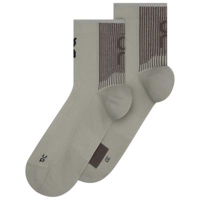 On - Performance Run Sock Mid - Laufsocken 39-42,5 | EU 39-42,5 grau