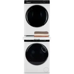 Haier HASTKU10, Waschturm Zwischenbausatz, Weiss