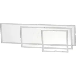 APRA 449-370-12 - apra Rail DB Frontplatte, 9 Module, transparent