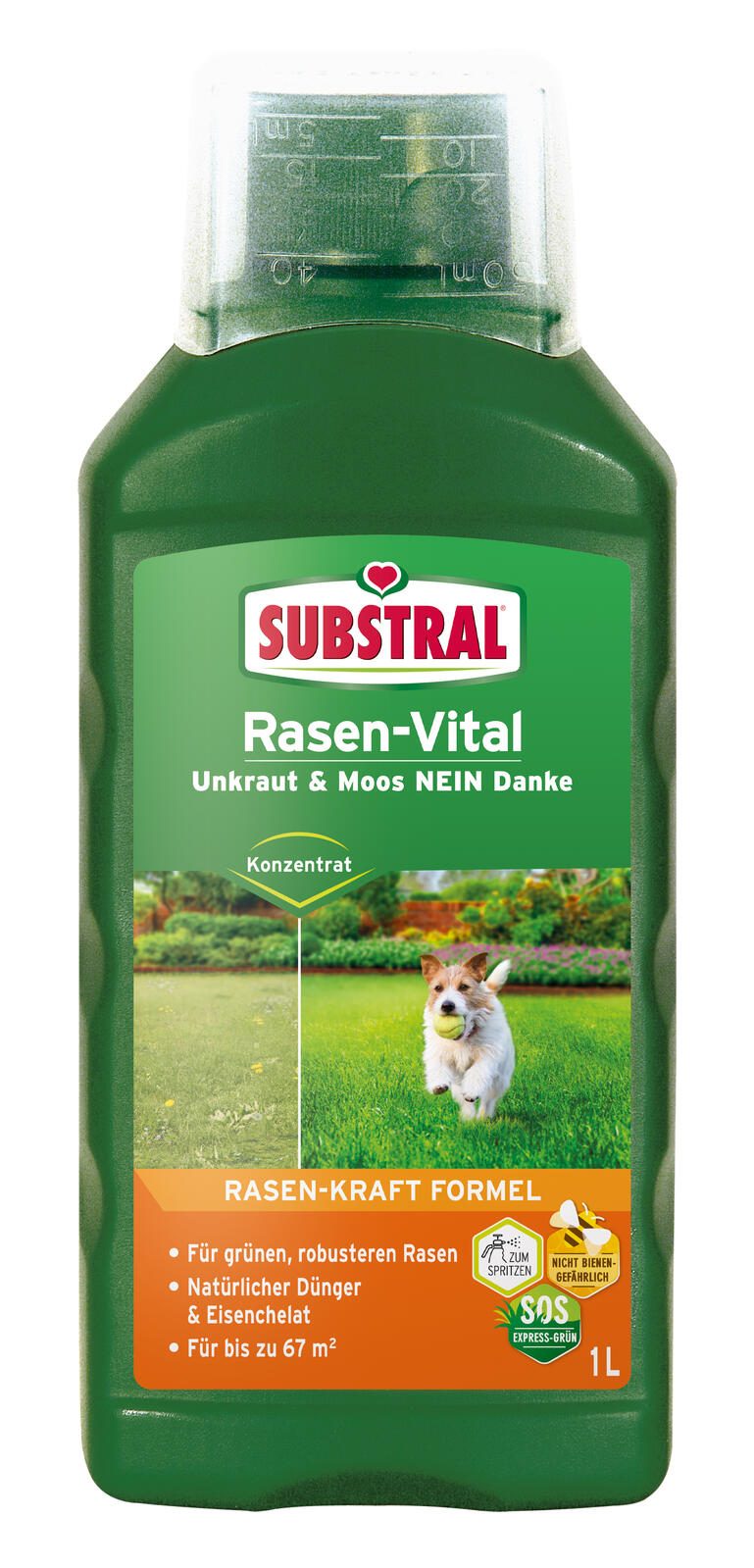 SUBSTRAL® Rasen-Vital Rasendünger 1,0 l 67100