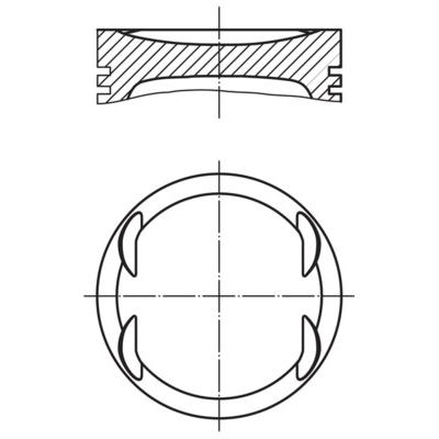 MAHLE Kolben 015 76 02