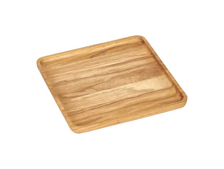 Serviertablett Milo, Edy&liv, eichefarbig, Holz